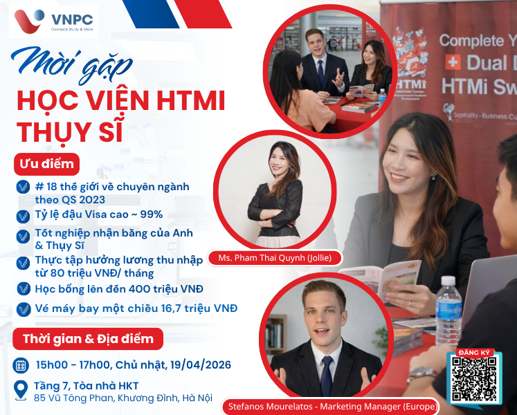 Gặp gỡ Học viện HTMi Switzerland tại Hà Nội